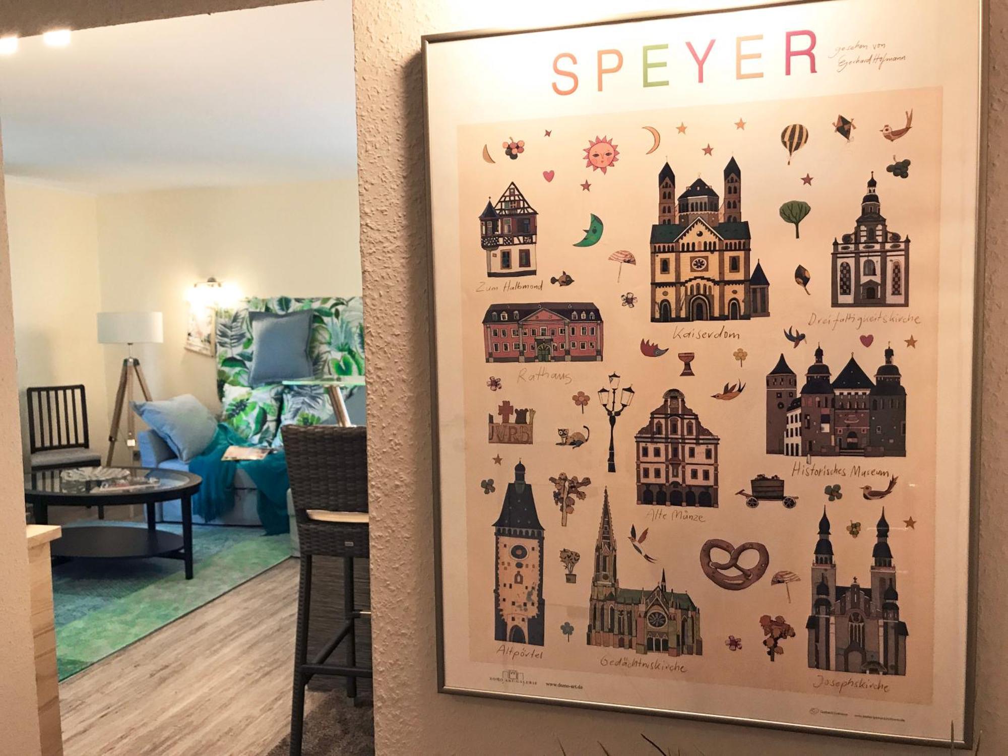 Dompanorama Der Kleine Dschungel Apartment Fuer 2-4 Pers Speyer Dış mekan fotoğraf